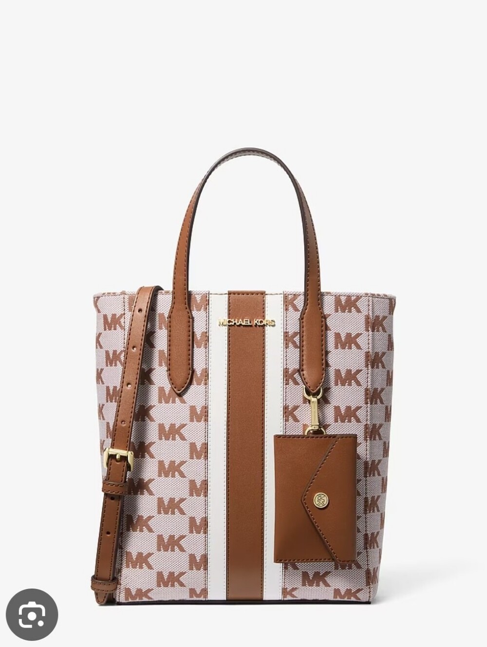 💖💖 Michael Kors Vincent Small Logo Jacquard Convertible Tote